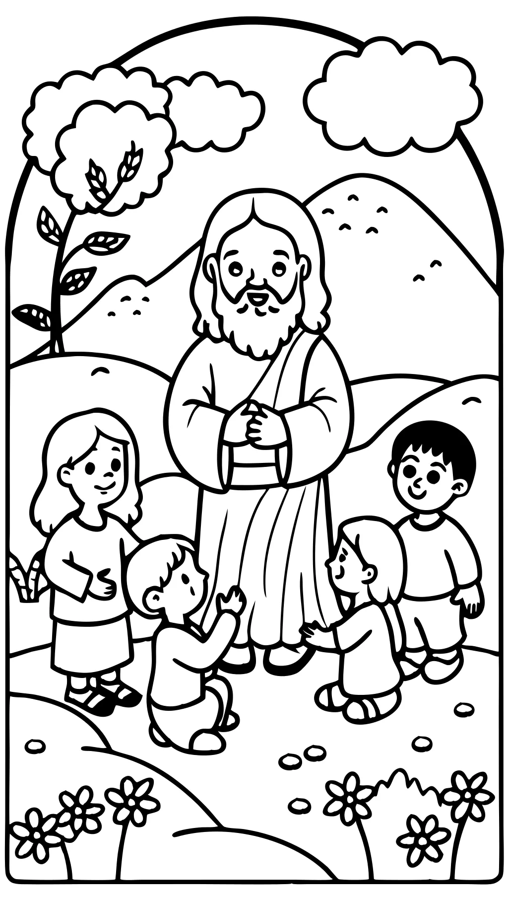 coloriages de Jésus-Christ